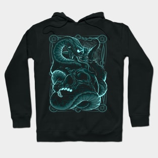 Skull with Snake 01 Hoodie